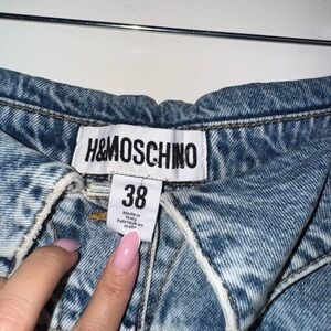 H&MOSCHINO Blue Denim Skirt